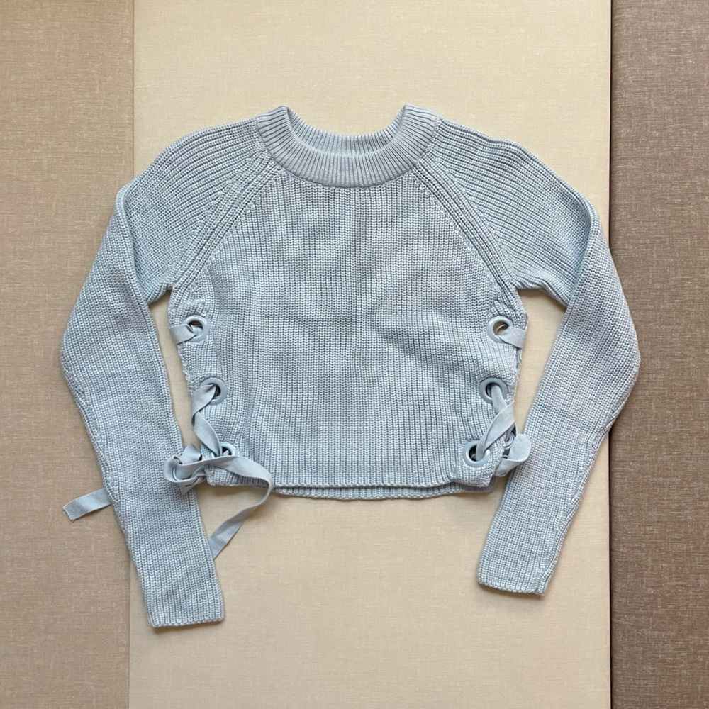 Topshop chinchable cropped sweater